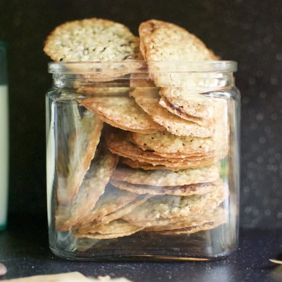 chocolate lace sandwich cookies