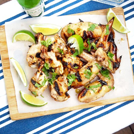 Grilled Margarita Wings