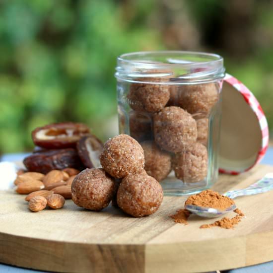 Raw Cinnamon Donut Bites