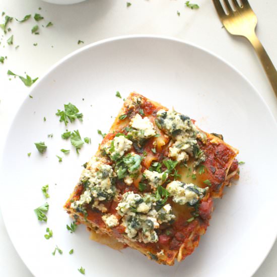 The Best Vegan Lasagna