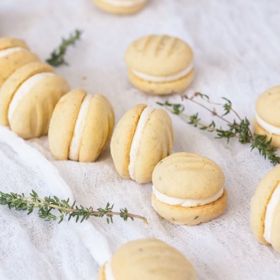 Thyme Lemon Melting Moments Biscuit