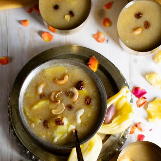 Jackfruit moong dal payasam