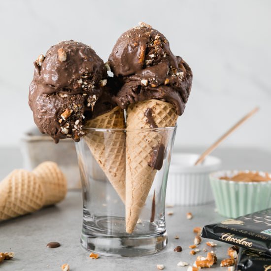 Chocolate Peanut Butter Ice Cream