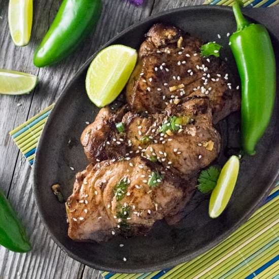 Marinated Tuna Steaks
