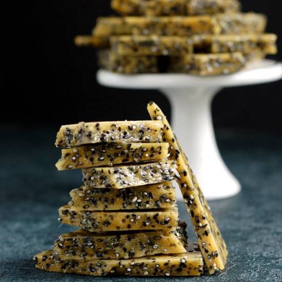 Black Sesame Seed Brittle