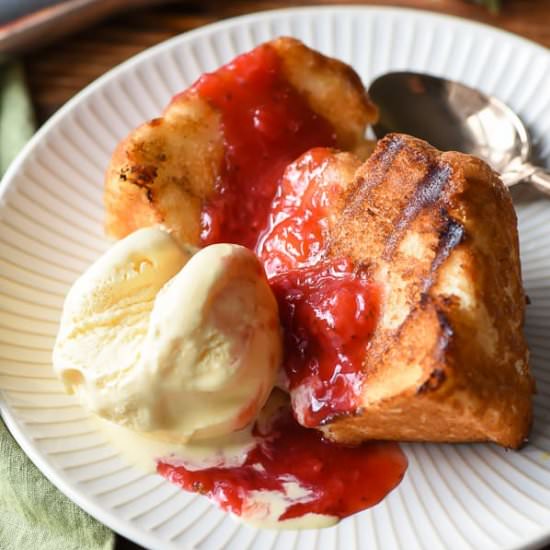 Grilled Angel Food Cake