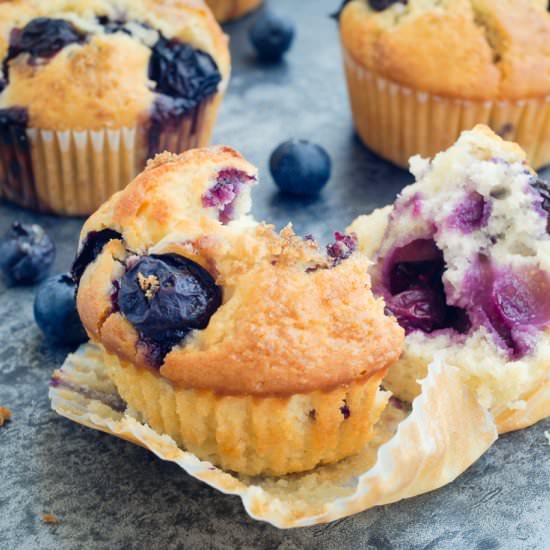 Blueberry Yogurt Muffins