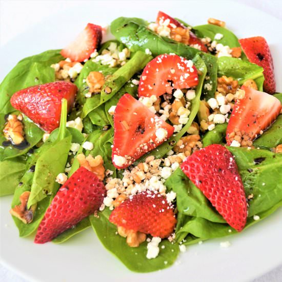 Strawberry Spinach Salad