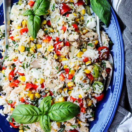 Italian Rice Salad with Tuna