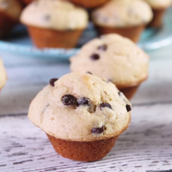 Protein Peanut Butter Mini Muffins