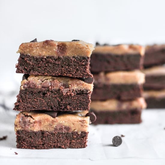 Brownie with PB Cookie Dough