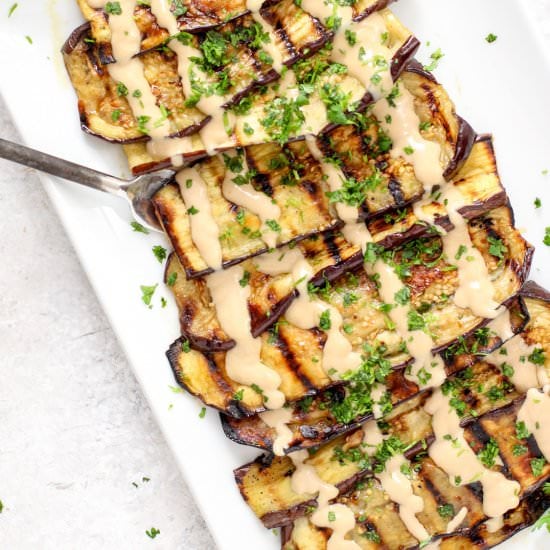 Grilled Marinated Eggplant