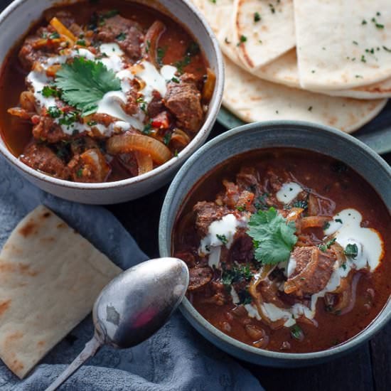 Slow Cooker Rogan Josh Beef Curry