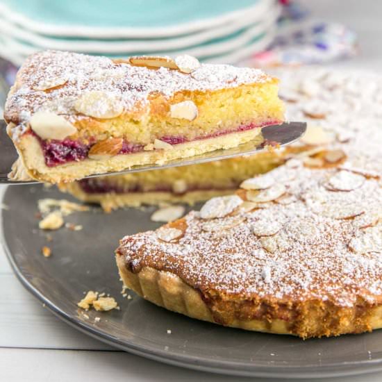 Cherry Bakewell Tart