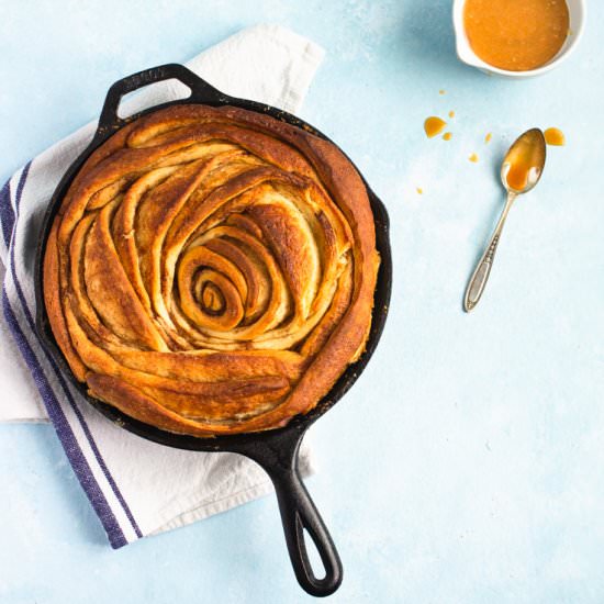 Bourbon Butterscotch Cinnamon Roll