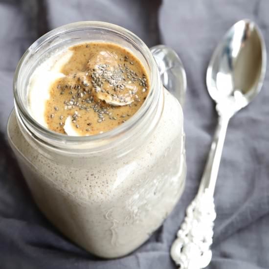 Basic Peanut Butter Overnight Oats