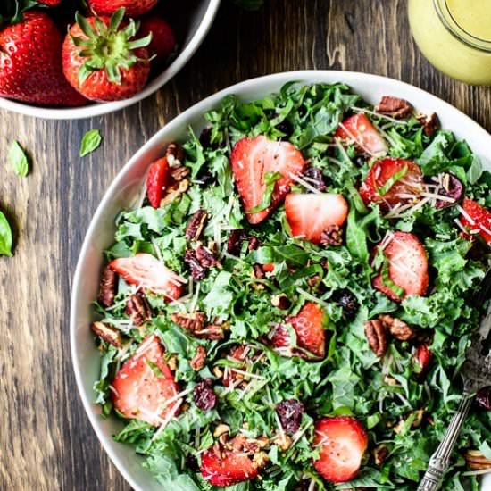 Kale Strawberry Salad