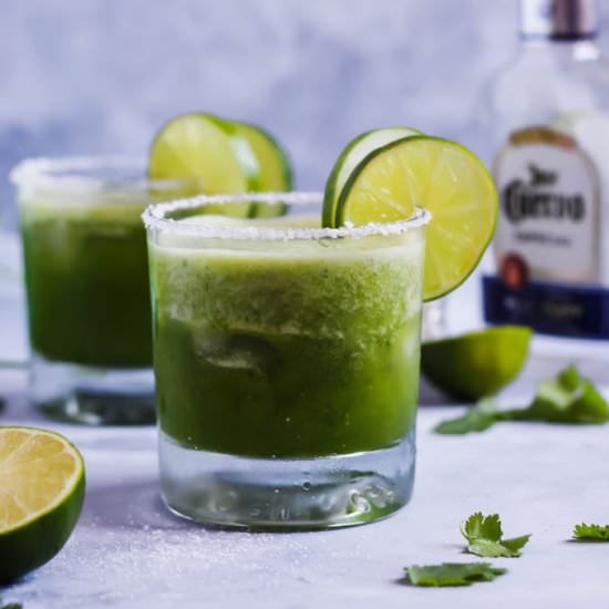 Cilantro Cucumber Margaritas