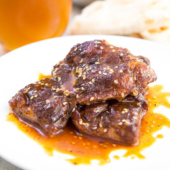 CHINESE GLAZED CHICKEN STEAKS