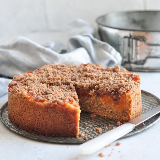 Apricot Crumble Cake