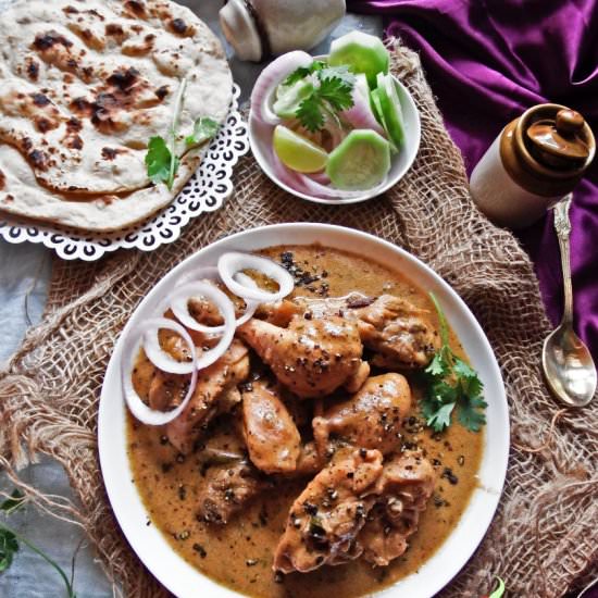 Creamy Black Pepper Chicken