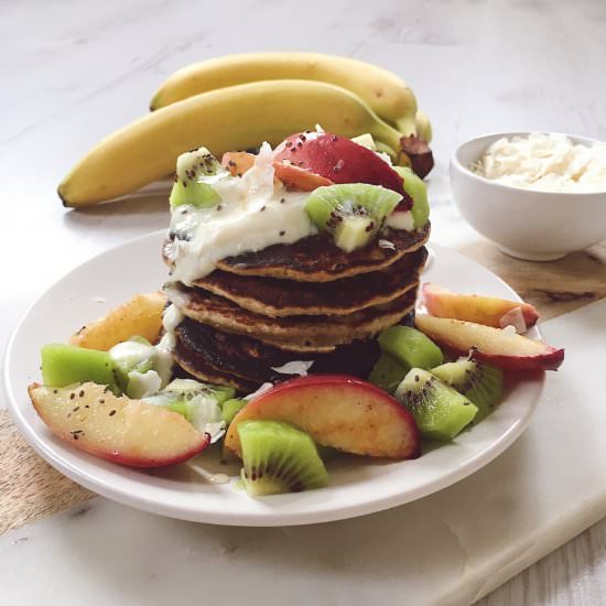Three Ingredient Pancakes – Vegan
