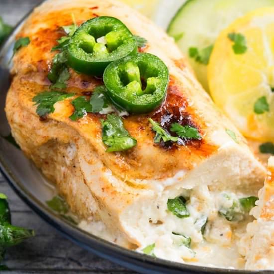 Jalapeno Popper Stuffed Chicken