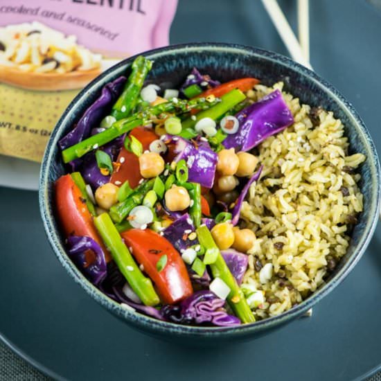 Spring Vegetable Chickpea Stir-fry