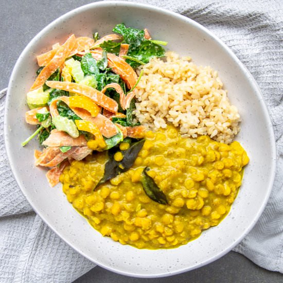 Yellow Split Pea Dahl