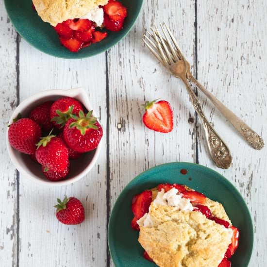 Farmhouse Scones/Shortcakes (Vegan)