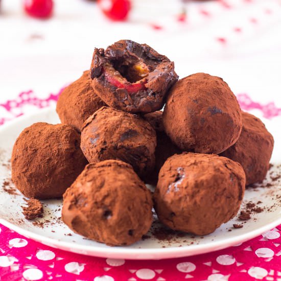 Chocolate Cherry Truffles