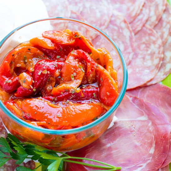 Italian Red Roasted Peppers