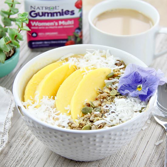 Mango Coconut Smoothie Bowl