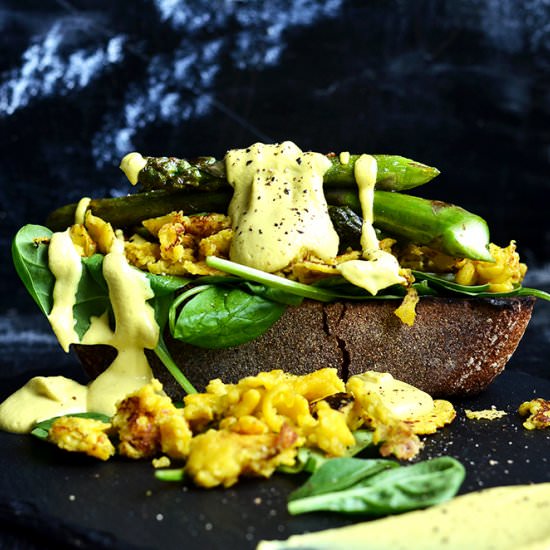 Chickpea Scramble & Almondaise