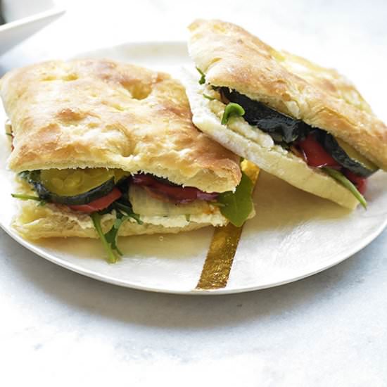 Roasted Vegetable Sandwiches
