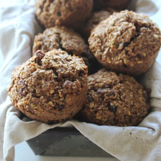 Sugar Free Raisin Bran Muffins