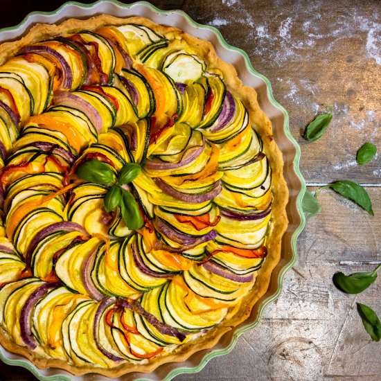 Squash Tart with Tofu Ricotta