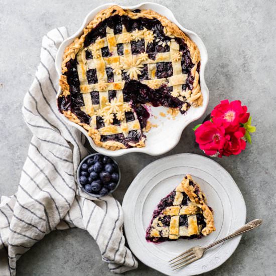 The Best Blueberry Pie From Scratch