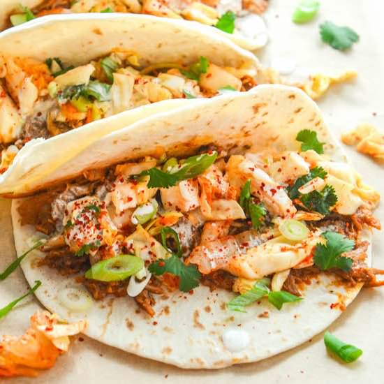 Korean Pork Tacos