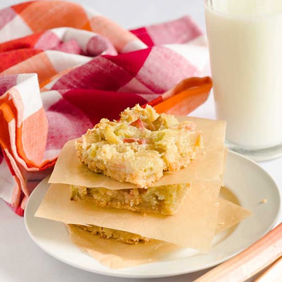 Rhubarb Crack Bars