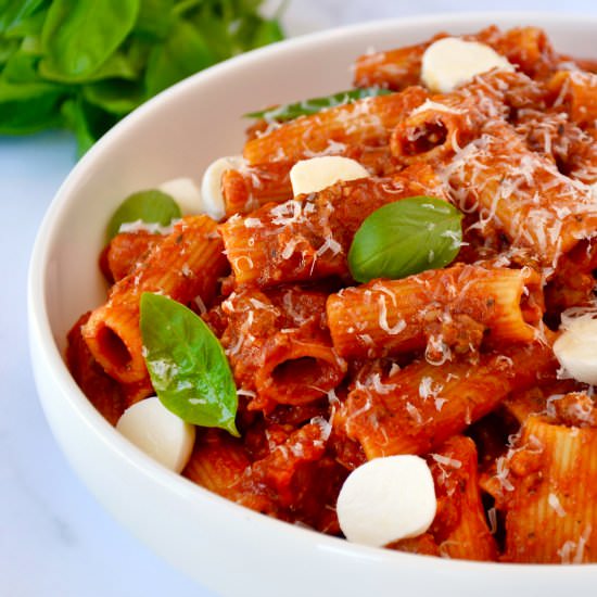 One Pot Pasta with Italian Sausage