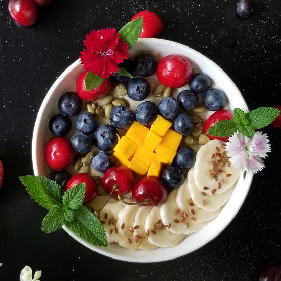 Porridge + Berry Bowl