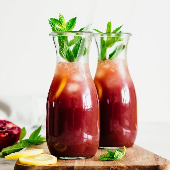 Pomegranate Iced Tea