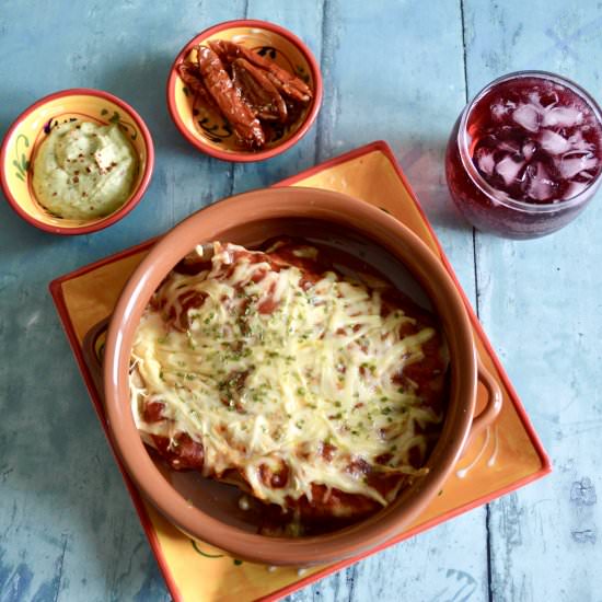 Gluten Free Chicken Enchiladas