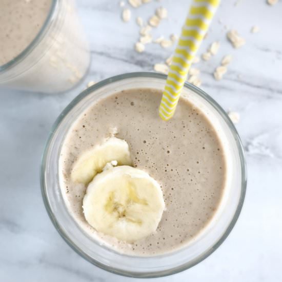 Peanut Butter Banana Oat Smoothie
