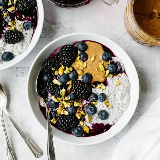 PB&J Chia Pudding