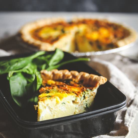 Make Ahead Freezer Meal Quiche