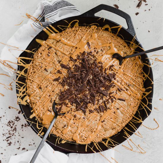 cookie butter skillet cookie