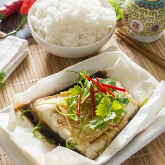 Chinese Style Oven Baked Fish