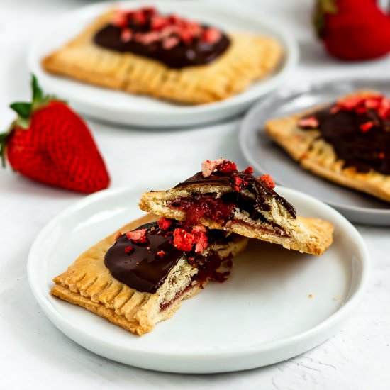 Chocolate Strawberry Pop Tarts